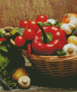 Fresh Vegetable Diamond Paintings