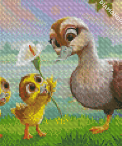 Happy Ducks Family Diamond Paintings