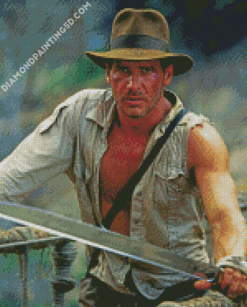 Indiana Jones Actor Diamond Paintings