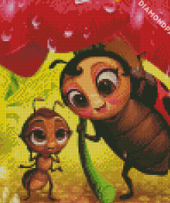 Ladybug And Ant Diamond Paintings