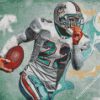 Reggie Bush Miami Dolphins Diamond Paintings