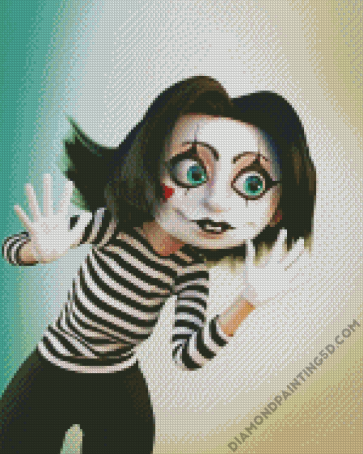 Mime Lady Diamond Paintings