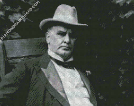 Monochrome William Mckinley Diamond Paintings