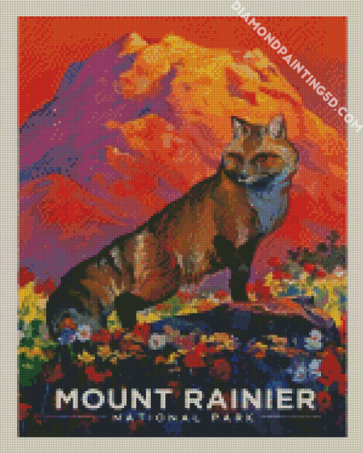 Mount Rainier Diamond Paintings