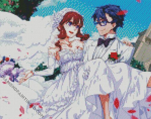 Romantic Anime Wedding Diamond Paintings