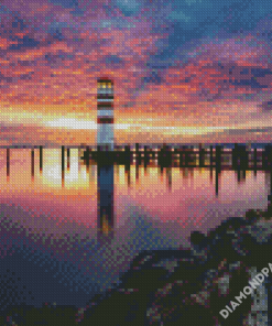 Austria Podersdorf Lighthouse Diamond Paintings