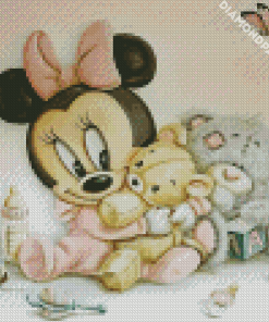 Baby Minnie Mouse Diamond Paintings