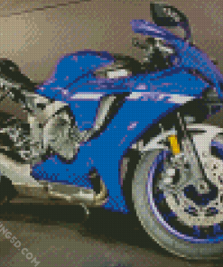 Blue R1 Bike Diamond Paintings