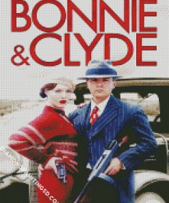 Bonnie And Clyde Film Diamond Painting