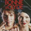 Bonnie And Clyde Film Poster Diamond Paintings