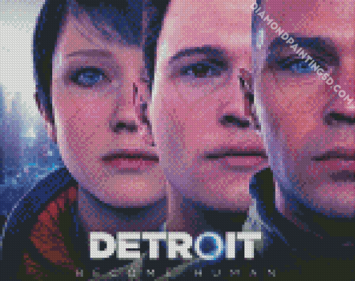 Detroit Become Human Game Diamond Paintings