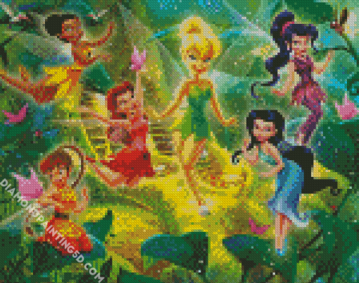 Disney Tinkerbell Fairies Diamond Paintings