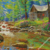 Fishing Cabin Diamond Paintings