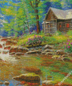 Fishing Cabin Diamond Paintings