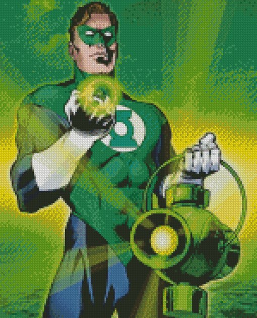 Green Lantern Animation Diamond Paintings