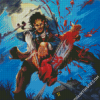 Horror Movie Leatherface Diamond Paintings