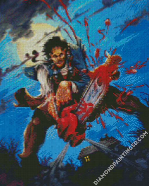 Horror Movie Leatherface Diamond Paintings