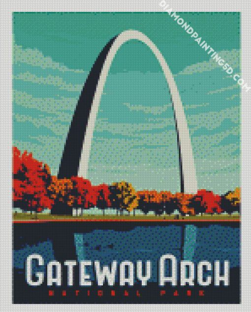 St Louis Missouri Poster Diamond Paintings