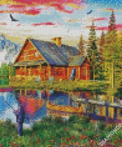 The Fishing Cabin Diamond Paintings