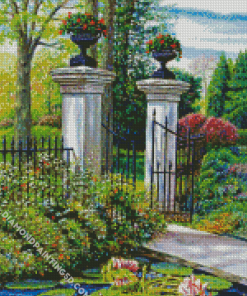 The Garden Gate Diamond Paintings