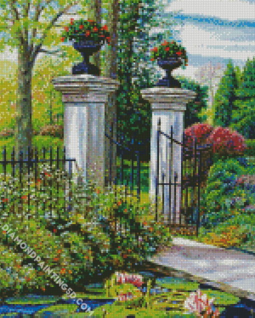 The Garden Gate Diamond Paintings