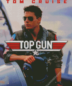 Tom Cruise Top Gun Diamond Paintings