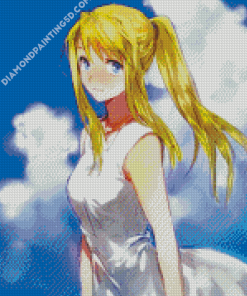 Winry Rockbell Anime Girl Diamond Paintings