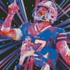 Buffalo Bills Josh Allen Art Diamond Paintings