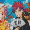 Food Wars Erina And Soma Yukihira Diamond Paintings