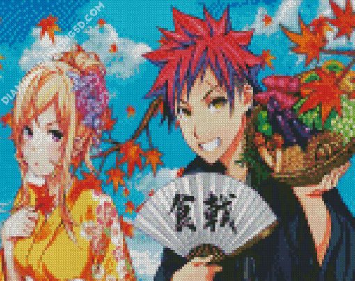 Food Wars Erina And Soma Yukihira Diamond Paintings