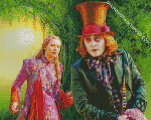 Alice Through The Looking Glass Movie Diamond Paintings