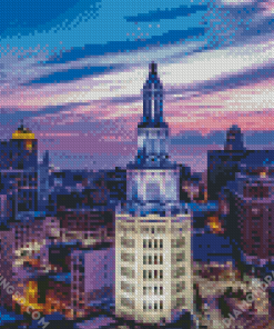 Buffalo NY Sunset Diamond Paintings