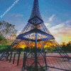 Eiffel Tower Replica Chandigarh Diamond Paintings