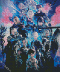 Final Fantasy XiV Game Poster Diamond Paintings