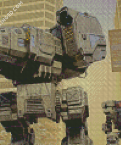 Mechwarrior Video Game Diamond Paintings