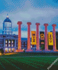 Mizzou University Of Missouri Diamond Paintings