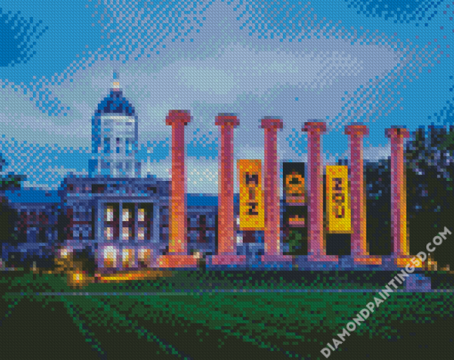 Mizzou University Of Missouri Diamond Paintings