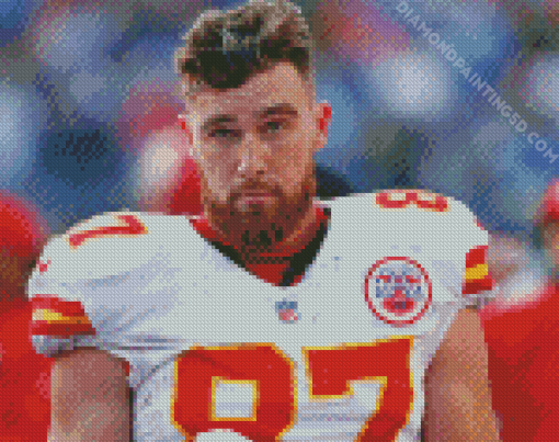 Travis Kelce Footballer Diamond Paintings