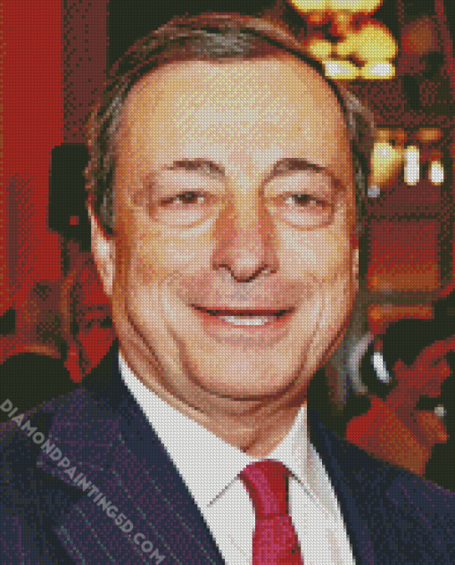 Aesthetic Mario Draghi Diamond Paintings