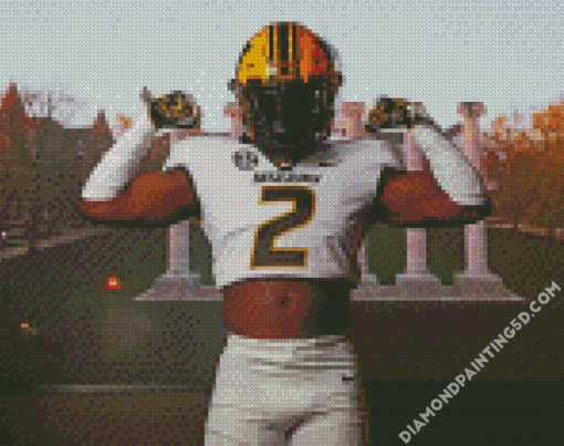 American Football Mizzou Player Diamond Paintings