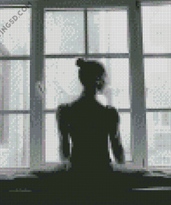 Ballerina Body Silhouette Diamond Paintings