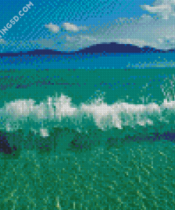 Beach And Waves Seascape Diamond Paintings