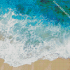 Beautiful Beach And Waves Diamond Paintings