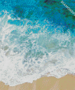 Beautiful Beach And Waves Diamond Paintings