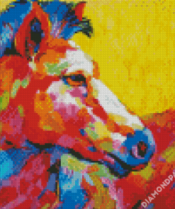 Colorful Horse Art Diamond Paintings