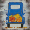 Blue Truck Diamond Paintings