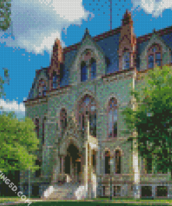 Green University Of Pennsylvania Building Diamond Paintings