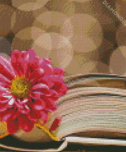 Pink Rose Bookmark Diamond Paintings