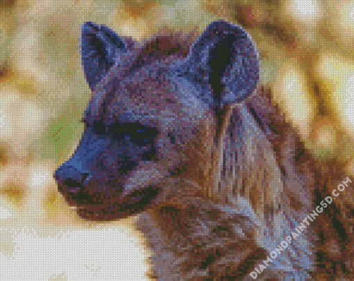 Spotted Hyena Face Diamond Paintings