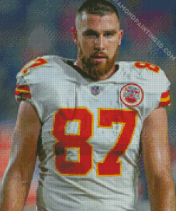 Footballer Travis Kelce Diamond Paintings